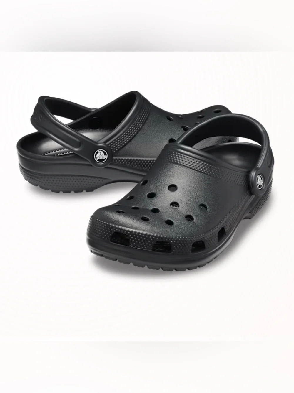 NWOT Men’s CROCS Classic Clog Slip-On Sandals in Black. Sz: 9M